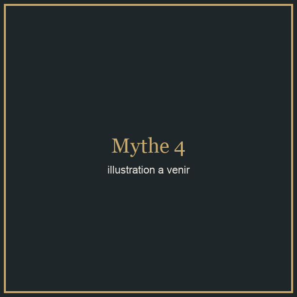 Illustration : mythe du matériel à acheter avant de commencer.